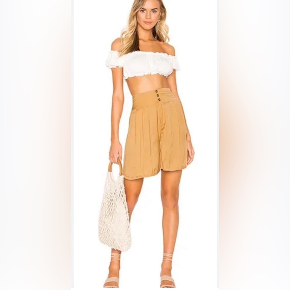 Free People Brittany Shorts Long Beach Large